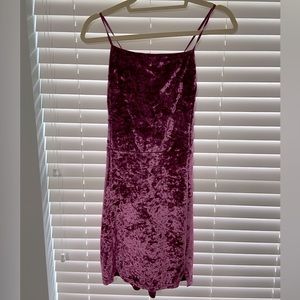 Velvet cocktail dress (L)